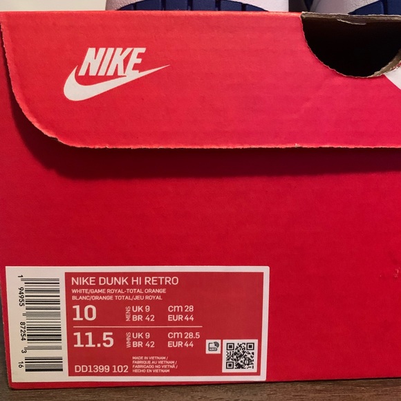 Nike Dunk High “Game Royal” - Picture 9 of 12